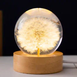 Flower Crystal Ball Light