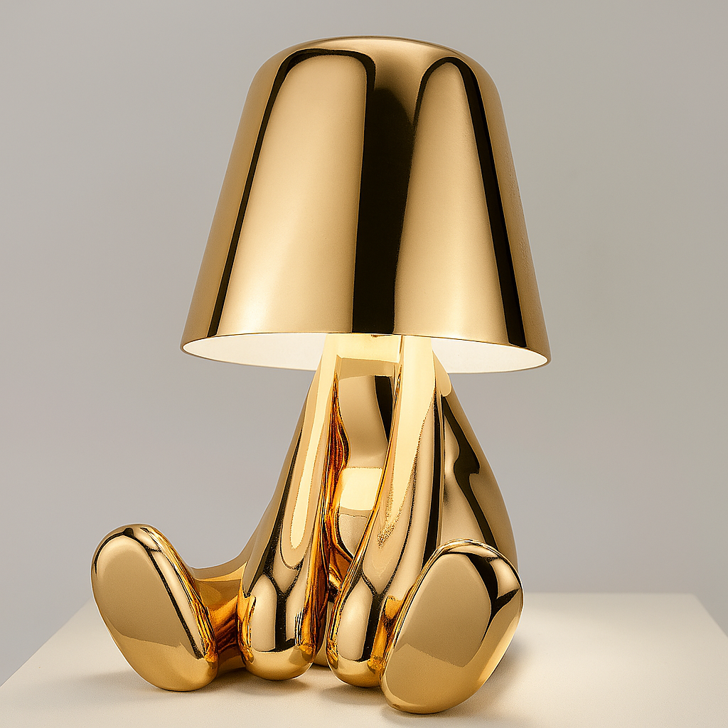 Sculptural Thinker Lamp