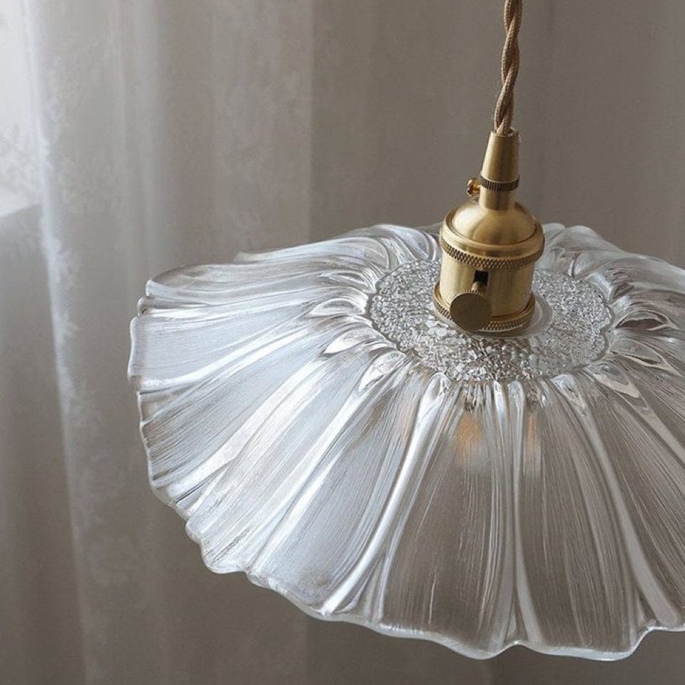 Elegant Flower Glass Chandelier