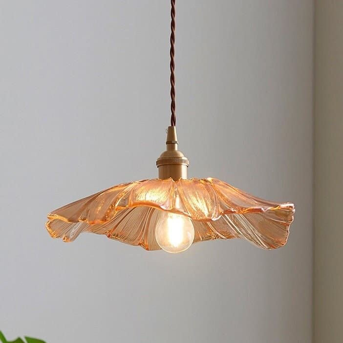 Elegant Flower Glass Chandelier