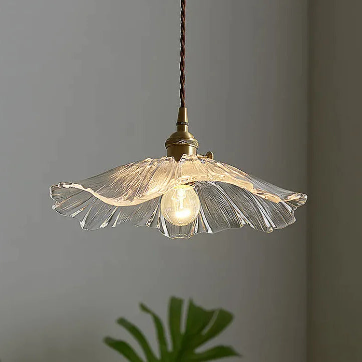 Elegant Flower Glass Chandelier