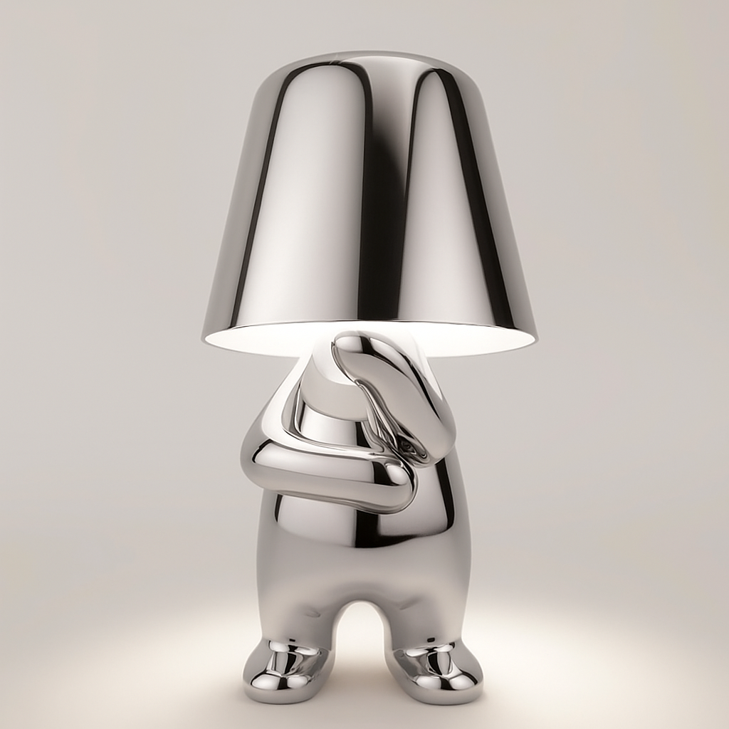 Sculptural Thinker Lamp