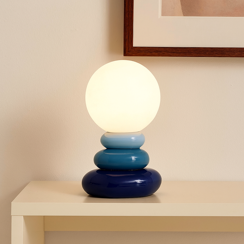 Stacked Stone Lamp
