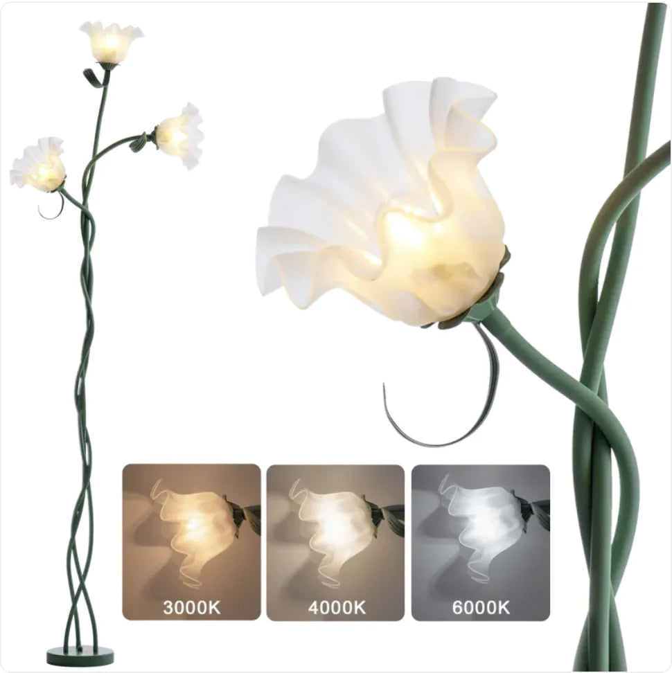 Lily Floral Floor Lamp