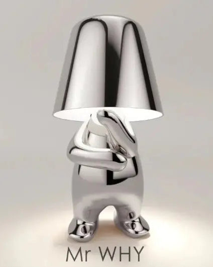Sculptural Thinker Lamp