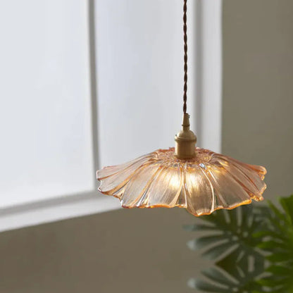 Elegant Flower Glass Chandelier