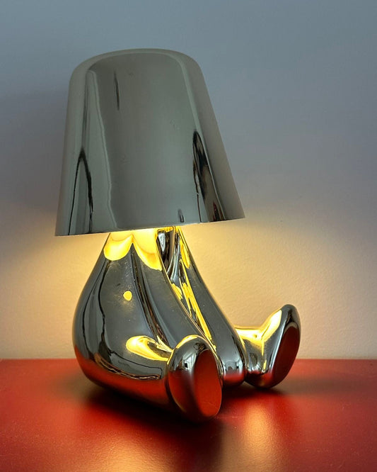 Sculptural Thinker Lamp