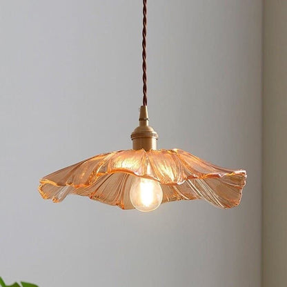Elegant Flower Glass Chandelier