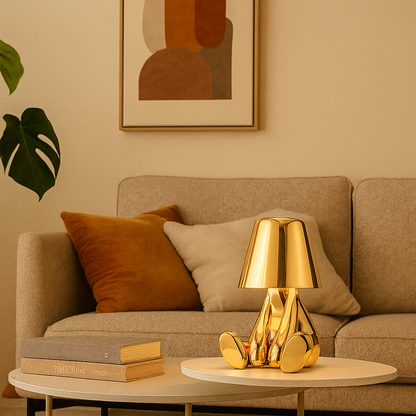 Sculptural Thinker Lamp