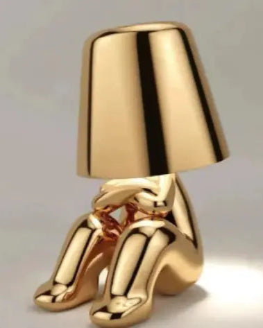 Sculptural Thinker Lamp
