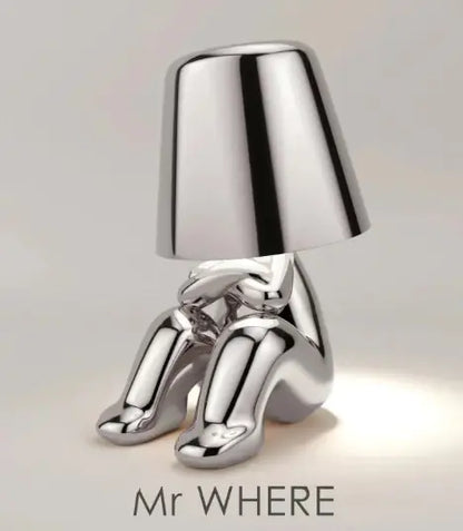 Sculptural Thinker Lamp