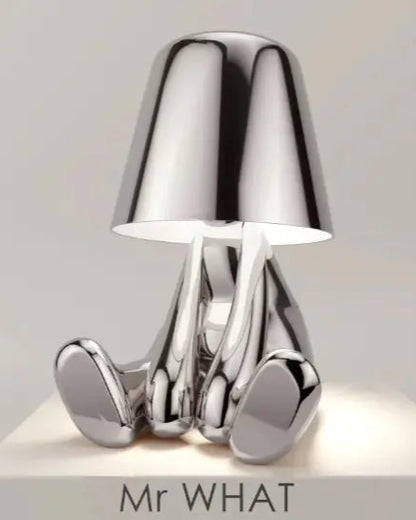 Sculptural Thinker Lamp