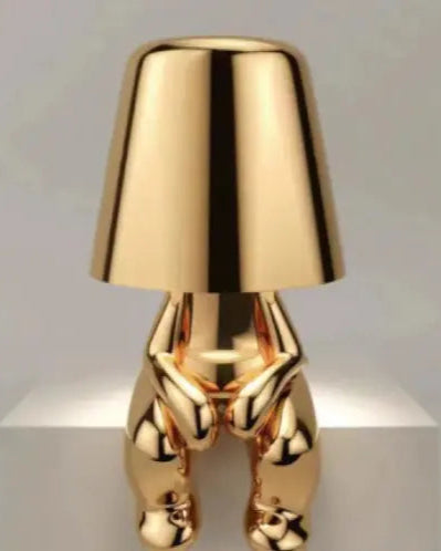 Sculptural Thinker Lamp